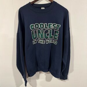 Vintage Crewneck Coolest Uncle in the world size XXL